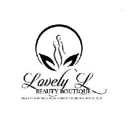 LOVELY L BEAUTY BOUTIQUE BEAUTY AND WELLNESS COMES FROM THE INSIDE OUT logo