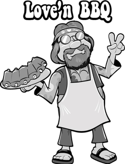 LOVE'N BBQ logo