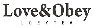 LOVE&OBEY LOEYTEA logo