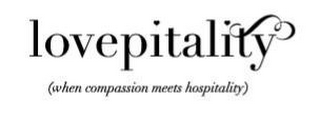 LOVEPITALITY (WHEN COMPASSION MEETS HOSPITALITY) logo