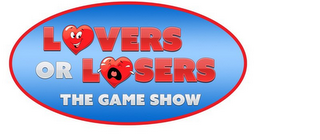 LOVERS OR LOSERS THE GAME SHOW logo