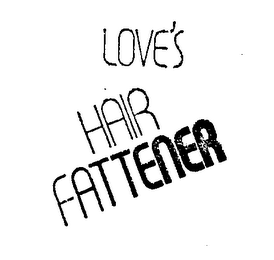 LOVE'S HAIR FATTENER logo