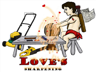LOVE'S SHARPENING logo