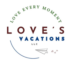 LOVE'S VACATIONS LLC LOVE EVERY MOMENT logo