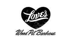 LOVE'S WOOD PIT BARBECUE logo