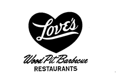 LOVE'S WOOD PIT BARBECUE RESTAURANTS logo