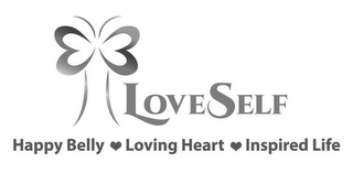 LOVESELF HAPPY BELLY LOVING HEART INSPIRED LIFE logo