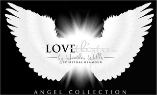 LOVETHIRTEEN BY HEATHER WELLS SPIRITUAL GLAMOUR ANGEL COLLECTION logo
