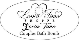 LOVIN TIME SHOPPE LOVIN TIME COUPLES BATH BOMB logo