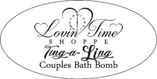 LOVIN TIME SHOPPE TING-A-LING COUPLES BATH BOMB logo