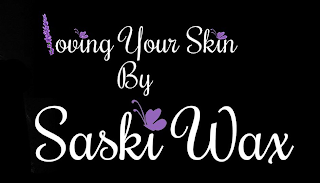 LOVING YOUR SKIN BY SASKI WAX logo