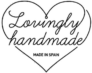 LOVINGLY HANDMADE MADE IN SPAIN logo