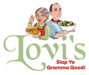 LOVI'S SLAP YO GRAMMA GOOD! logo