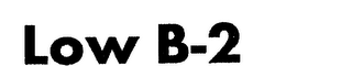 LOW B-2 logo