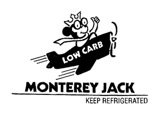 LOW CARB MONTEREY JACK KEEP REFRIGERATED logo