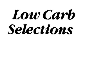 LOW CARB SELECTIONS logo