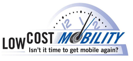 LOW COST MOBILITY ISN'T IT TIME TO GET MOBILE AGAIN? logo