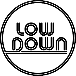 LOW DOWN logo