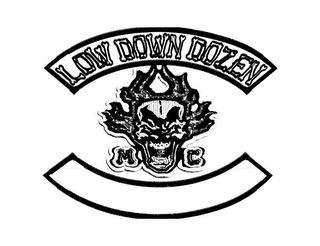 LOW DOWN DOZEN M C logo
