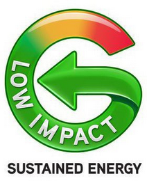 LOW G IMPACT SUSTAINED ENERGY logo