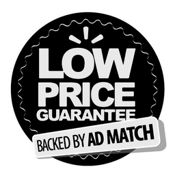 LOW PRICE GUARANTEE BACKED BY AD MATCH logo
