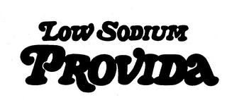 LOW SODIUM PROVIDA logo