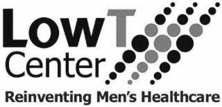LOW T CENTER REINVENTING MEN'S HEALTHCARE logo