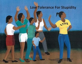 LOW TOLERANCE FOR STUPIDITY LTFS logo