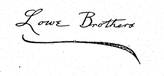 LOWE BROTHERS logo