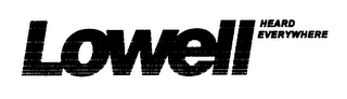 LOWELL HEARD EVERYWHERE logo