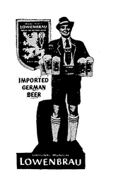LOWENBRAU IMPORTED GERMAN BEER ORIGINAL MUNICH LOWENBRAU logo