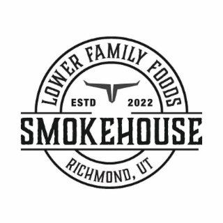 LOWER FAMILY FOODS ESTD 2022 SMOKEHOUSE RICHMOND, UT logo