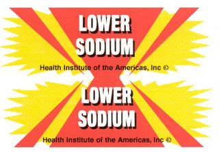 LOWER SODIUM - HEALTH INSTITUTE OF THE AMERICAS, INC. logo
