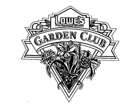 LOWE'S HOME IMPROVEMENT WAREHOUSE GARDEN CLUB logo