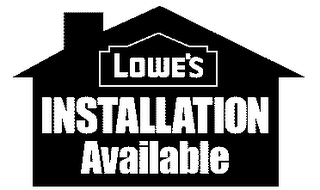 LOWE'S INSTALLATION AVAILABLE logo
