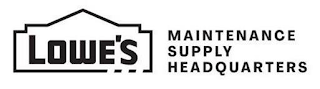 LOWE'S MAINTENANCE SUPPLY HEADQUARTERS logo