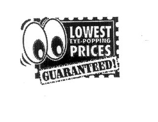 LOWEST EYE-POPPING PRICES GUARANTEED! logo