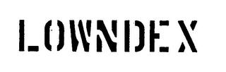LOWNDEX logo