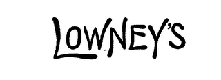 LOWNEY'S logo