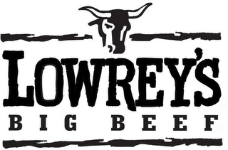 LOWREY'S BIG BEEF logo