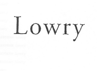 LOWRY logo