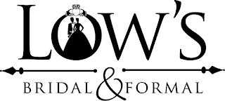 LOW'S BRIDAL & FORMAL logo