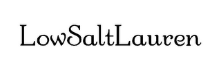 LOWSALTLAUREN logo