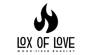 LOX OF LOVE WOOD-FIRED BAGELRY logo