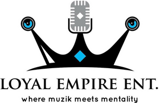 LOYAL EMPIRE ENT. WHERE MUZIK MEETS MENTALITY logo