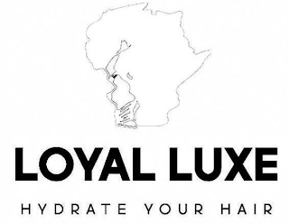 LOYAL LUXE HYDRATE YOUR HAIR logo