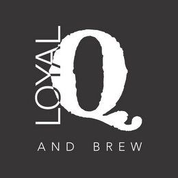 LOYAL Q AND BREW logo