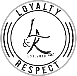 LOYALTY L & R ENT EST. 2018 RESPECT logo