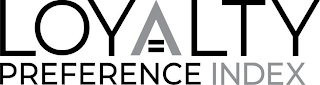 LOYALTY PREFERENCE INDEX logo