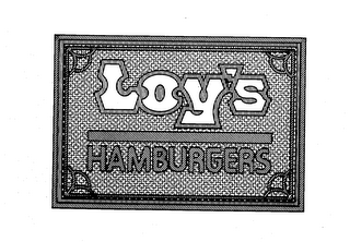 LOY'S HAMBURGERS logo